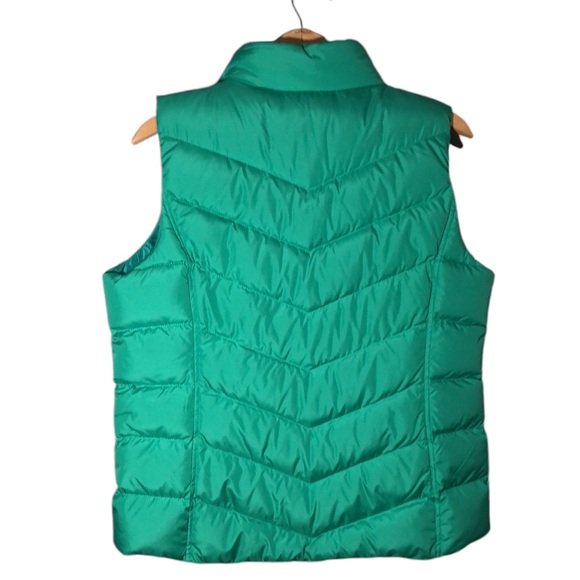 LANDS’ END | Women's Emerald Bay HyperDry 600 Down Puffer Vest size Large {NEW} - Picture 9 of 10